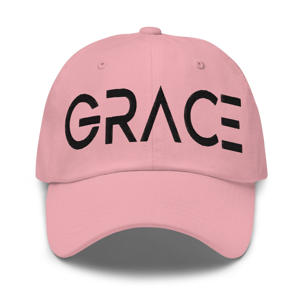 Embroidered Adjustable Baseball Cap - Grace - F/b