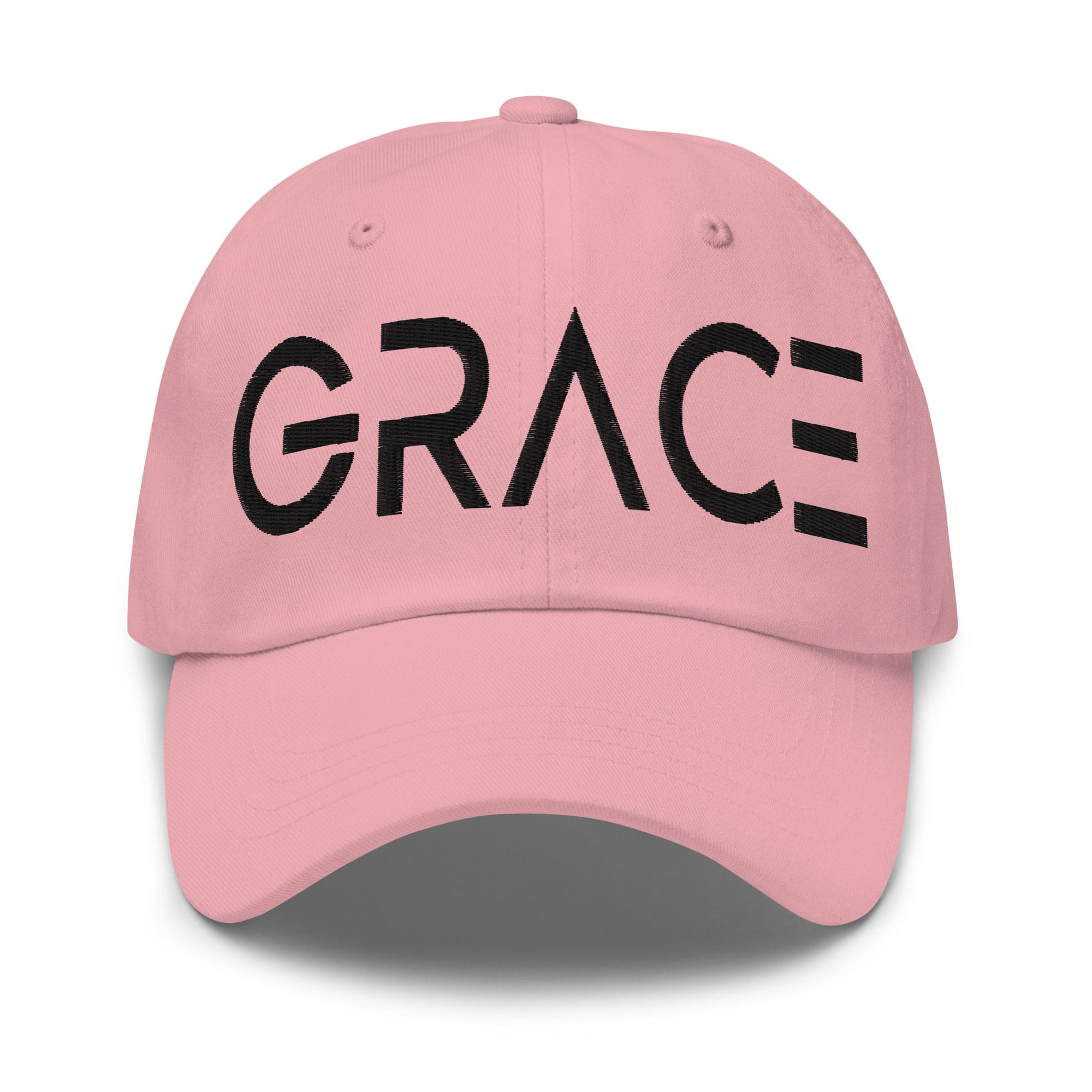 Embroidered Adjustable Baseball Cap - Grace - F/b