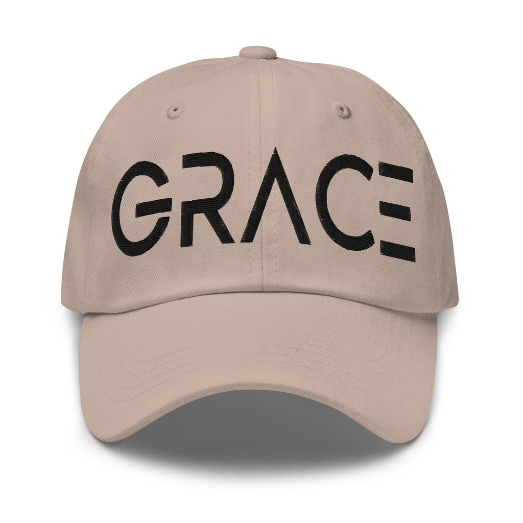 Embroidered Adjustable Baseball Cap - Grace - F/b