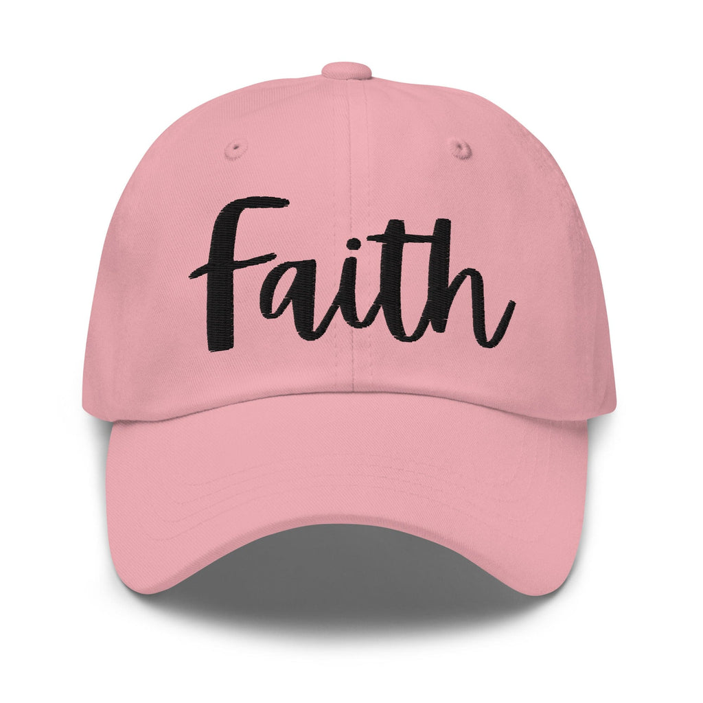 Embroidered Adjustable Baseball Cap - Faith - F/b