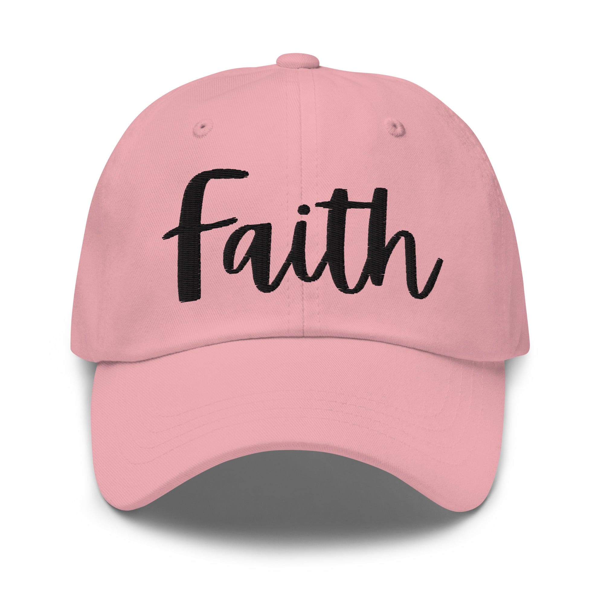 Embroidered Adjustable Baseball Cap - Faith - F/b