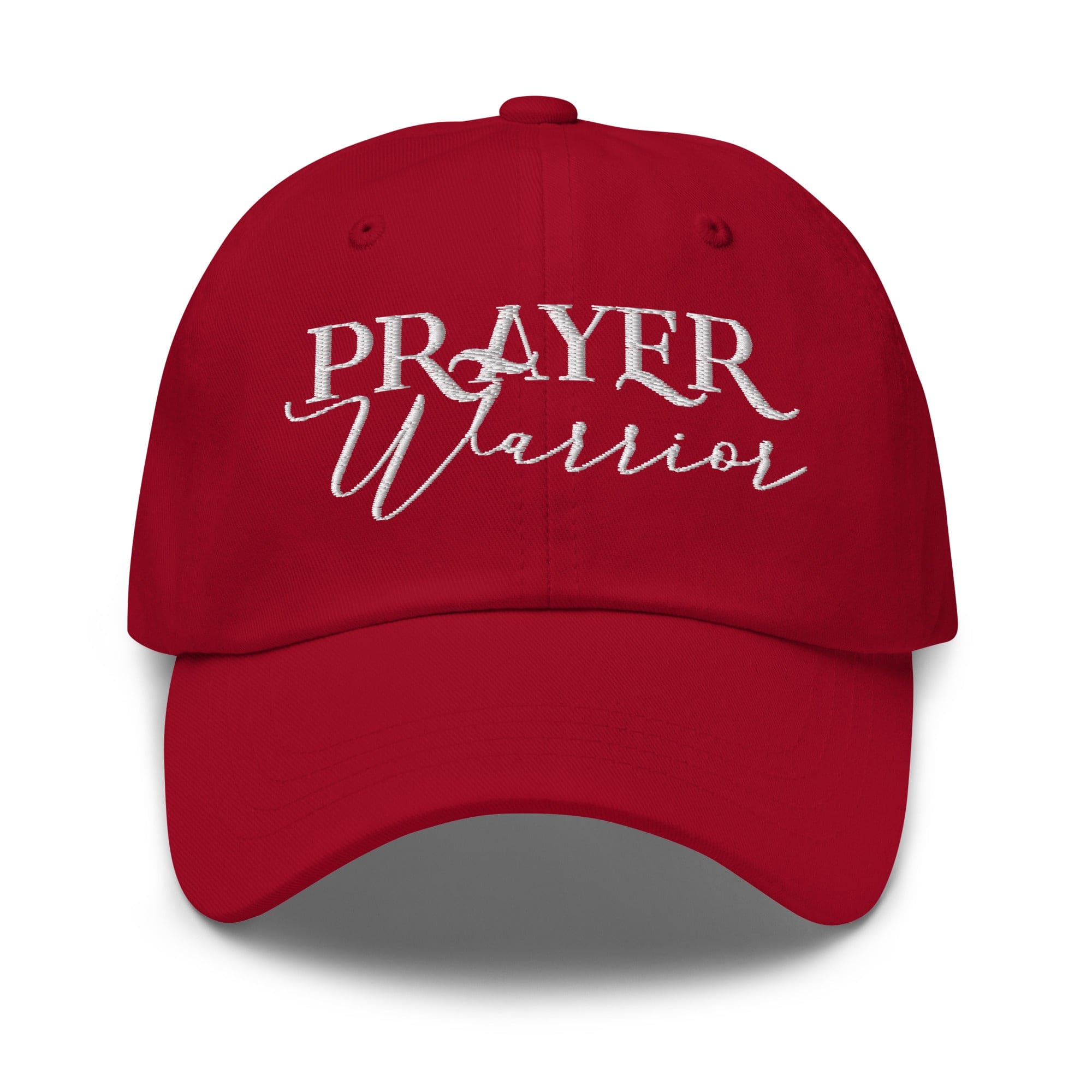 Embroidered Adjustable Baseball Cap - Prayer Warrior - F/b