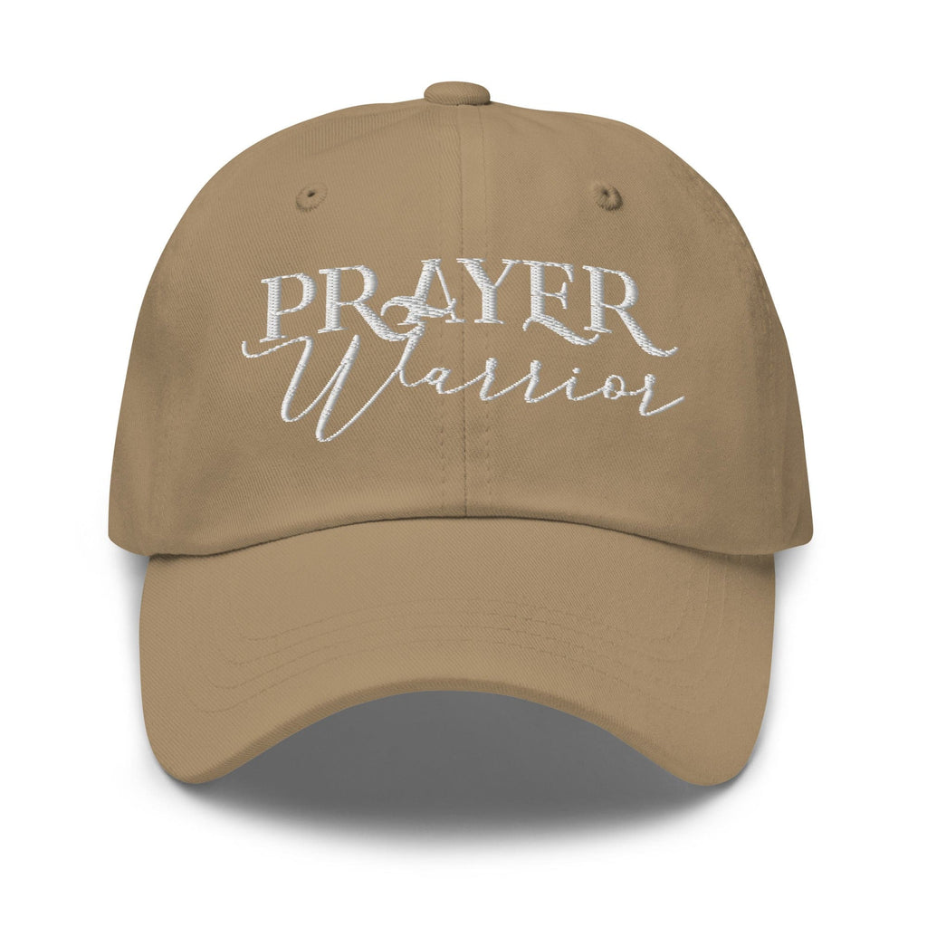 Embroidered Adjustable Baseball Cap - Prayer Warrior - F/b