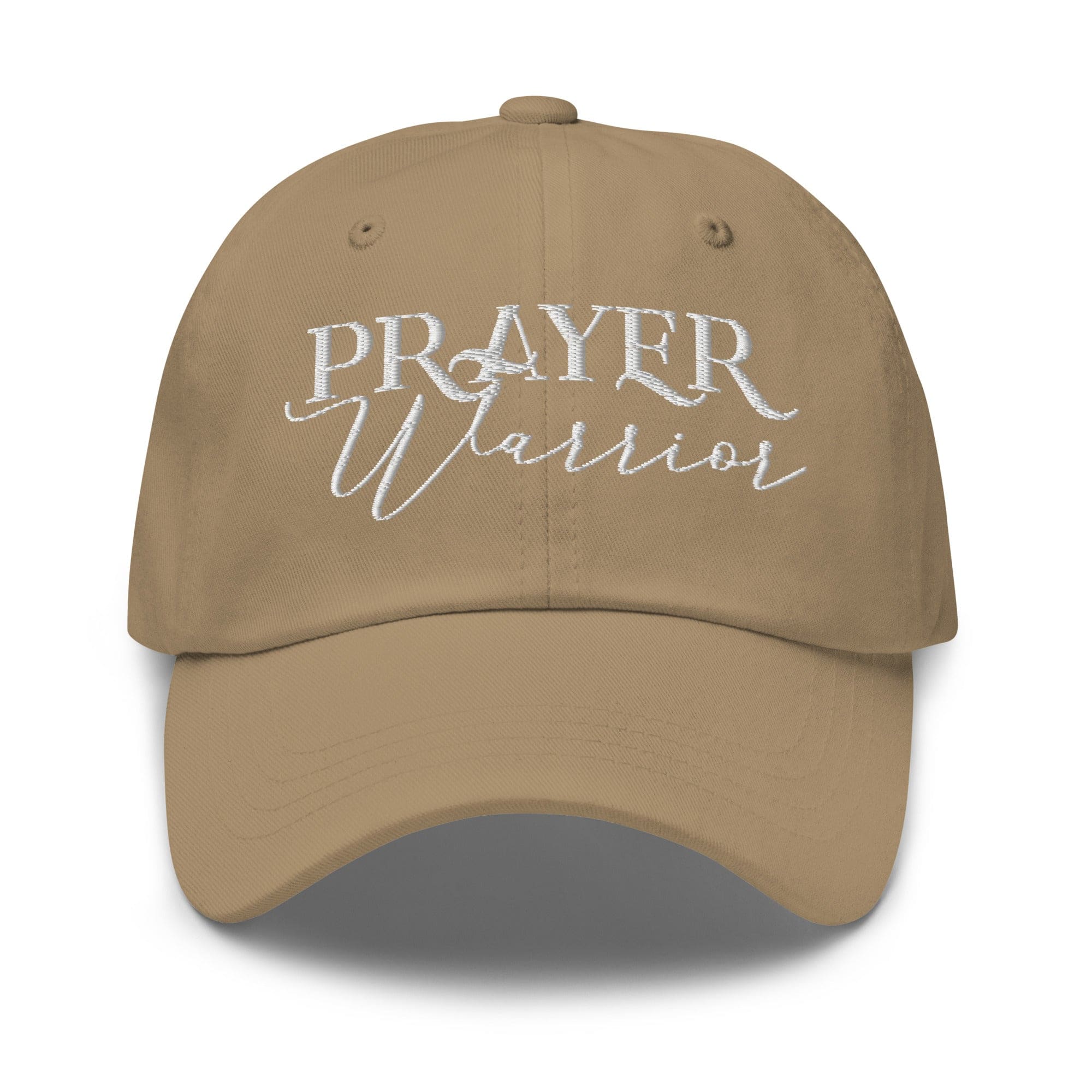 Embroidered Adjustable Baseball Cap - Prayer Warrior - F/b