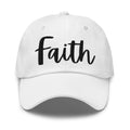 Embroidered Adjustable Baseball Cap - Faith - F/b