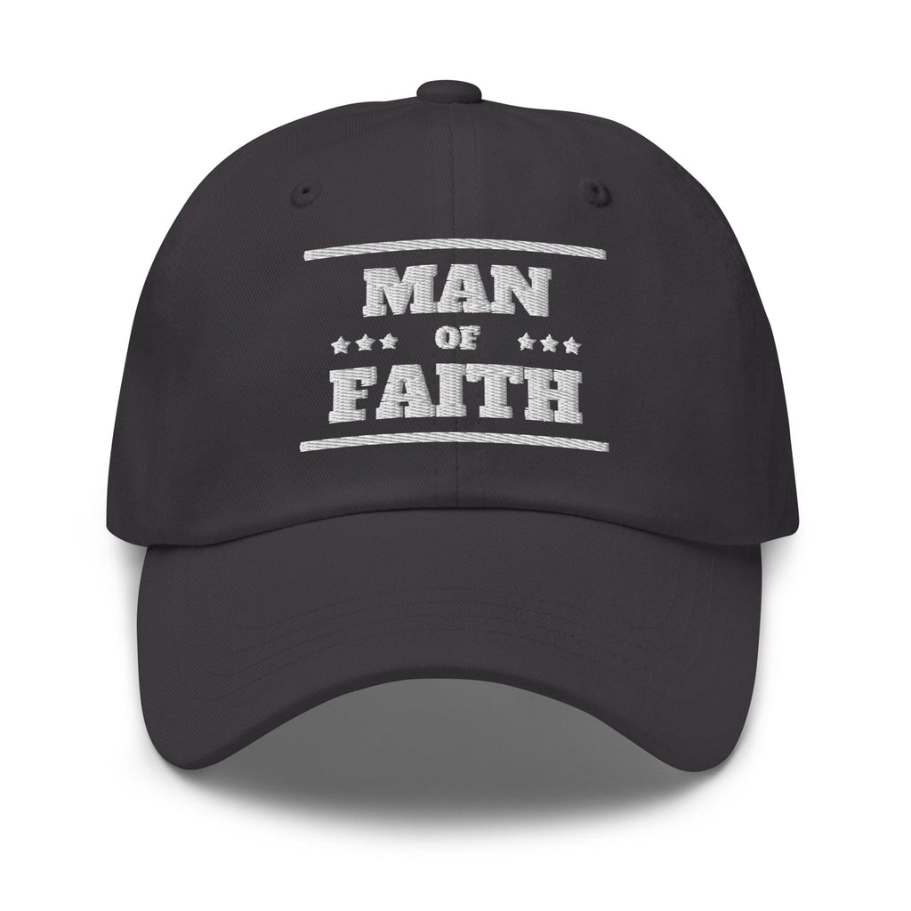 Embroidered Baseball Cap - Adjustable - Man of Faith