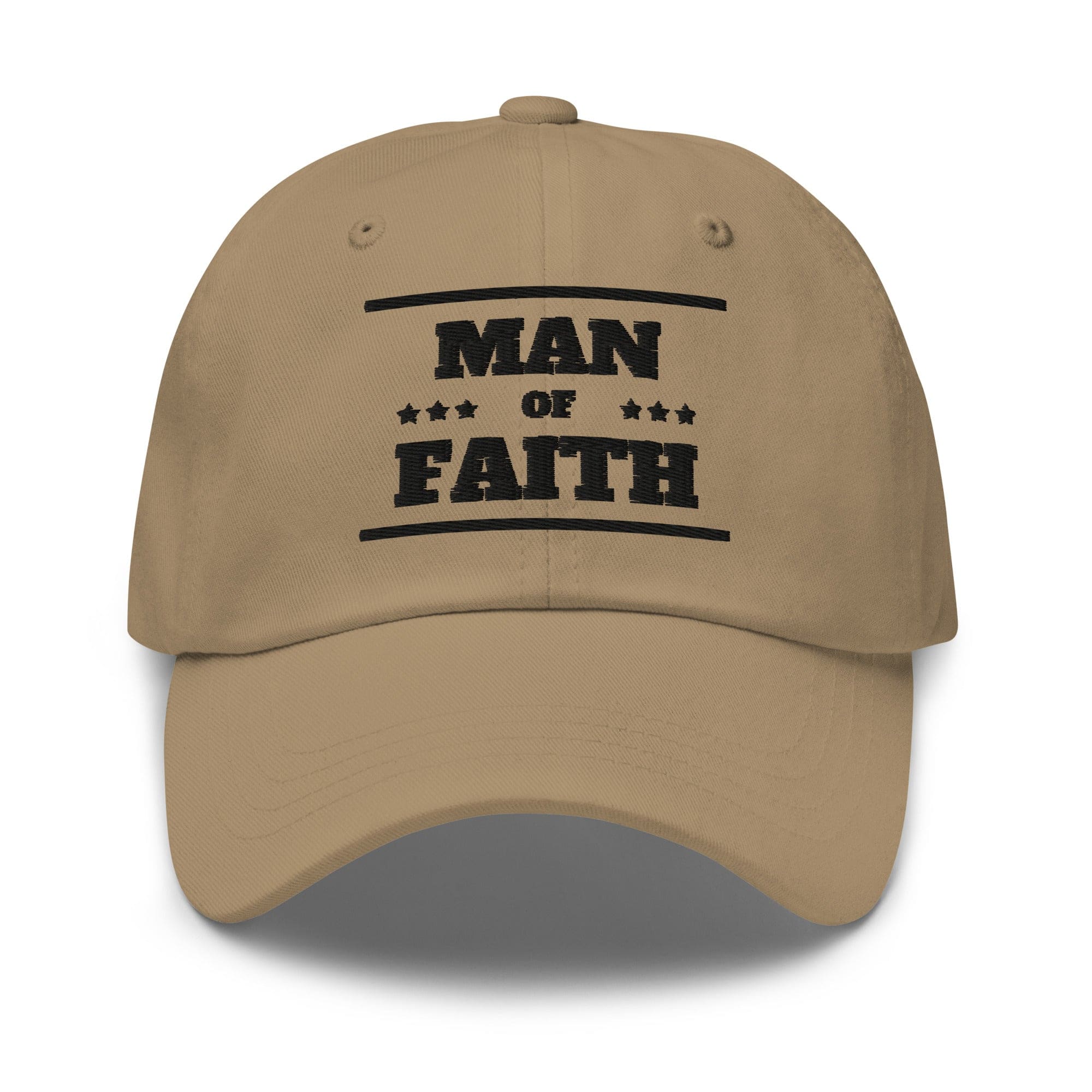 Embroidered Baseball Cap - Adjustable - Man of Faith