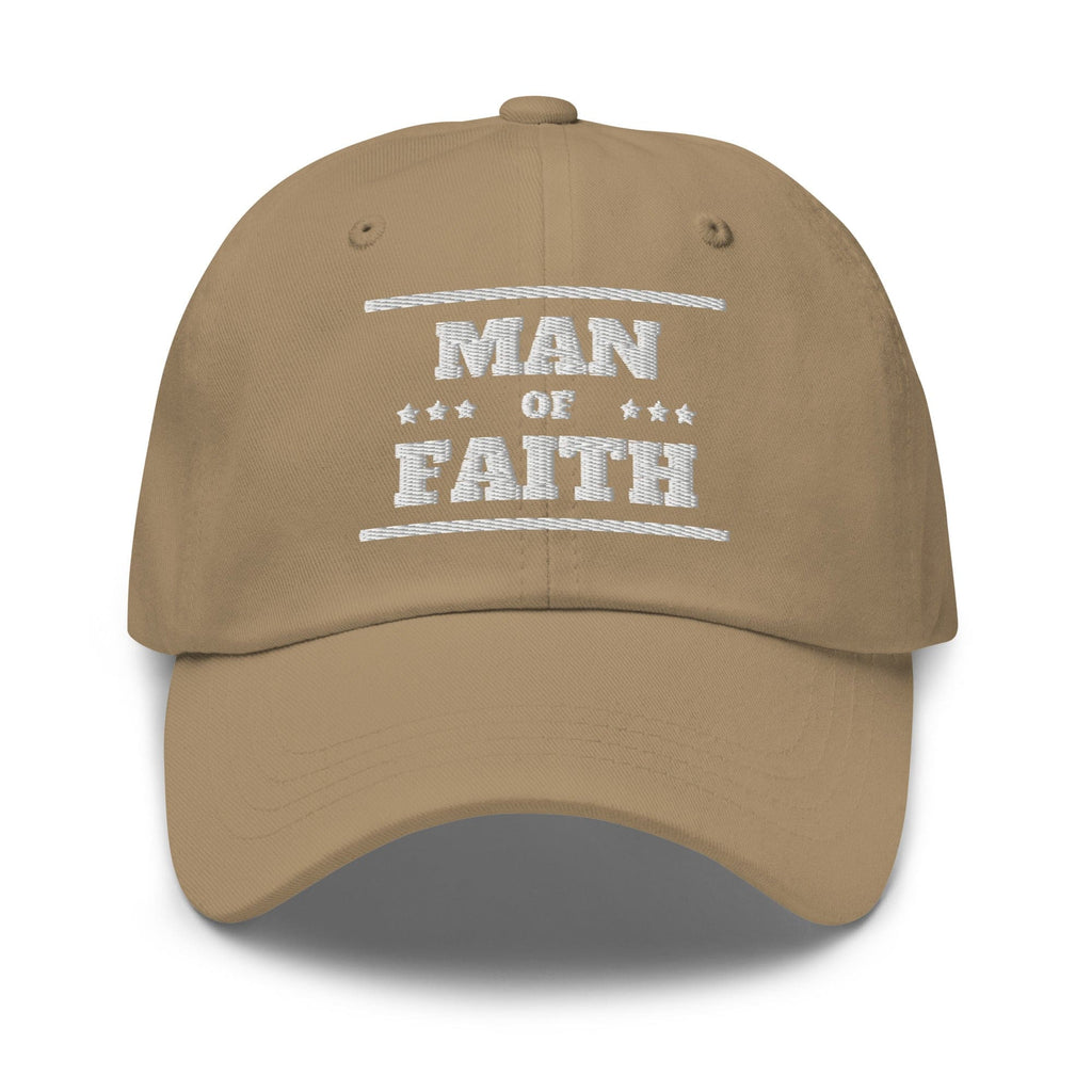 Embroidered Baseball Cap - Adjustable - Man of Faith