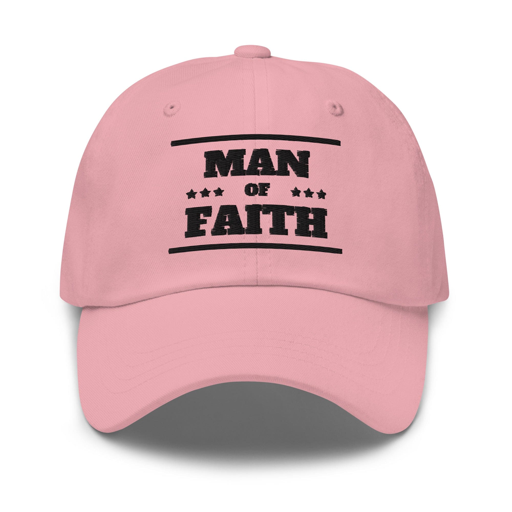 Embroidered Baseball Cap - Adjustable - Man of Faith