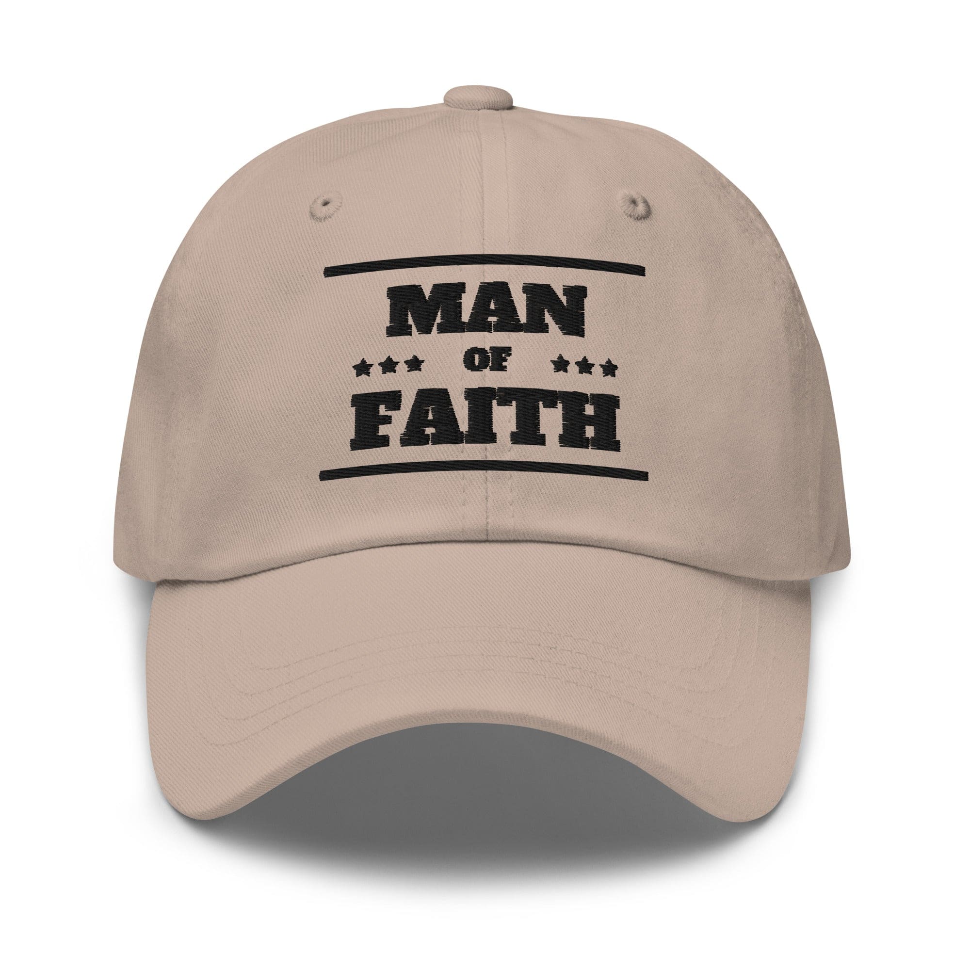 Embroidered Baseball Cap - Adjustable - Man of Faith