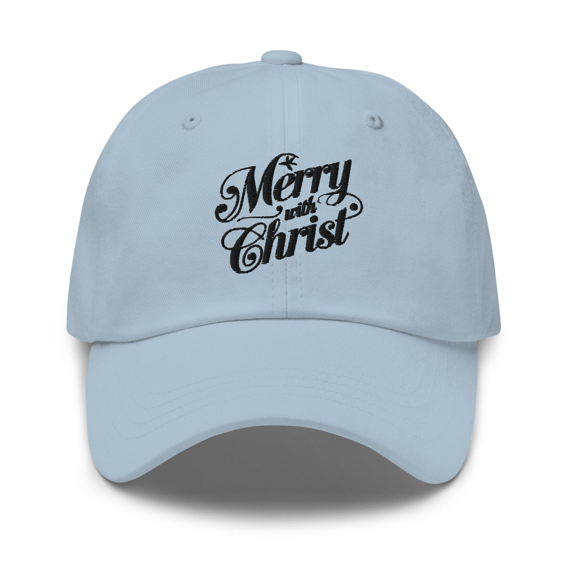 Embroidered Baseball Cap - Adjustable - Merry with Christ