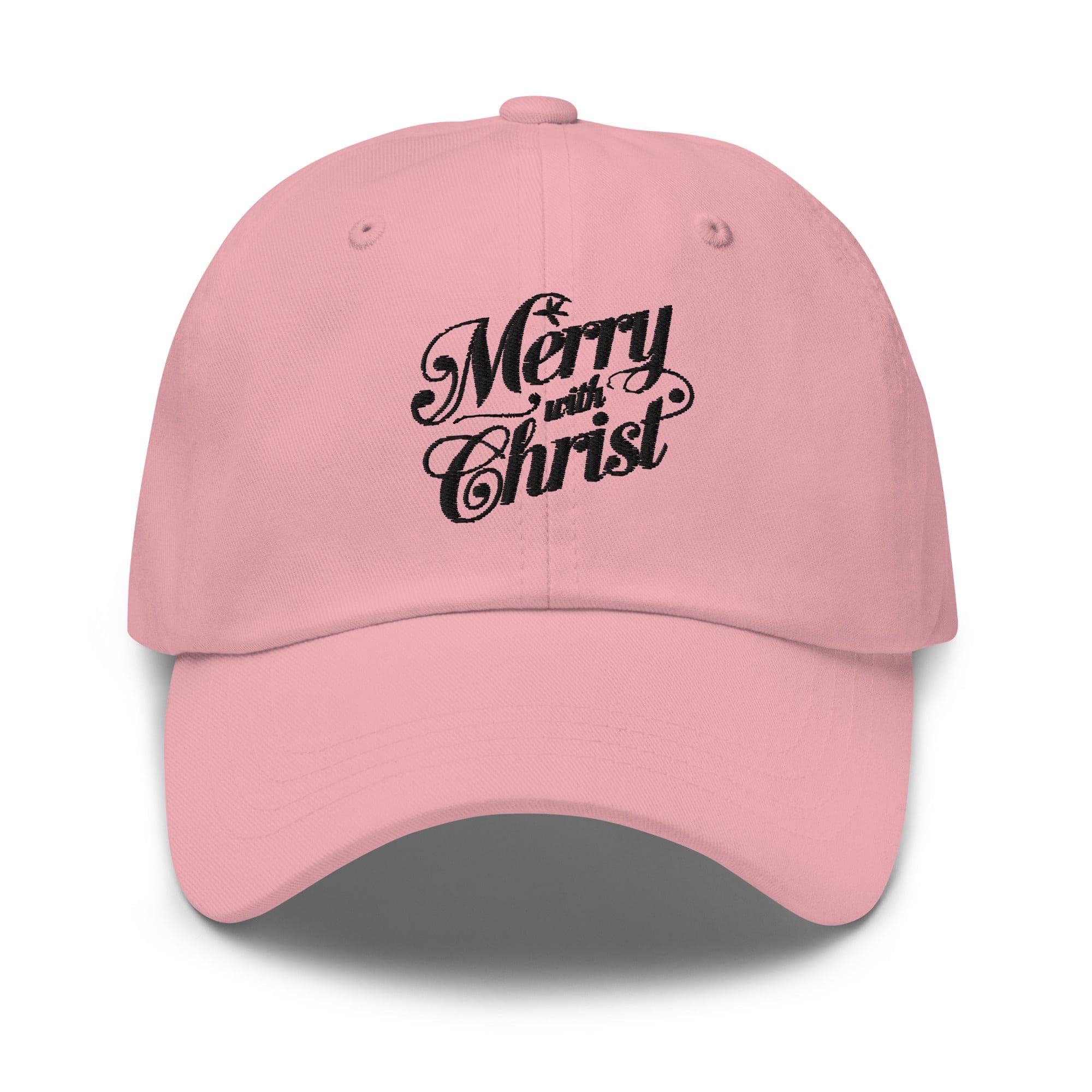 Embroidered Baseball Cap - Adjustable - Merry with Christ