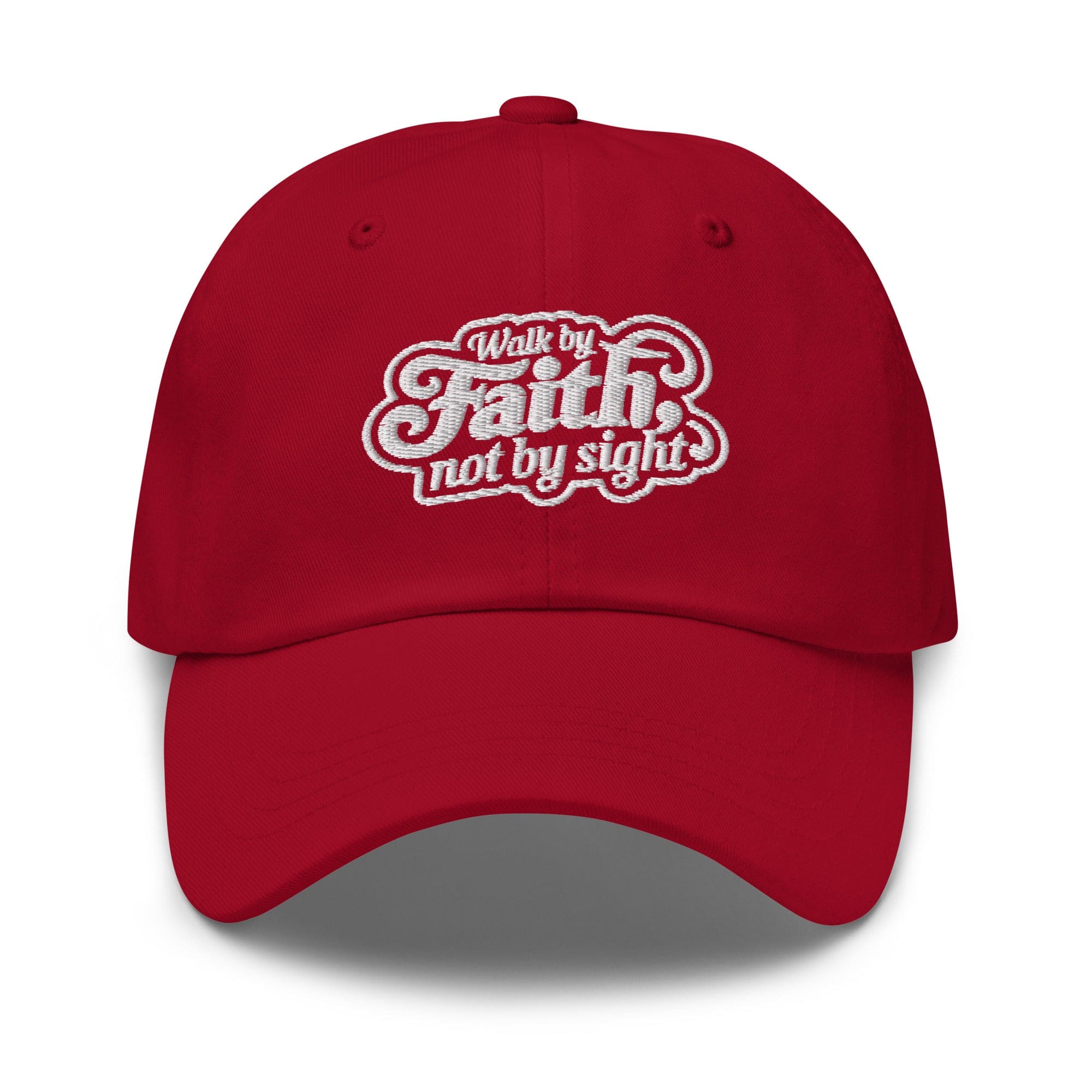 Embroidered Baseball Cap - Adjustable - Walk by Faith
