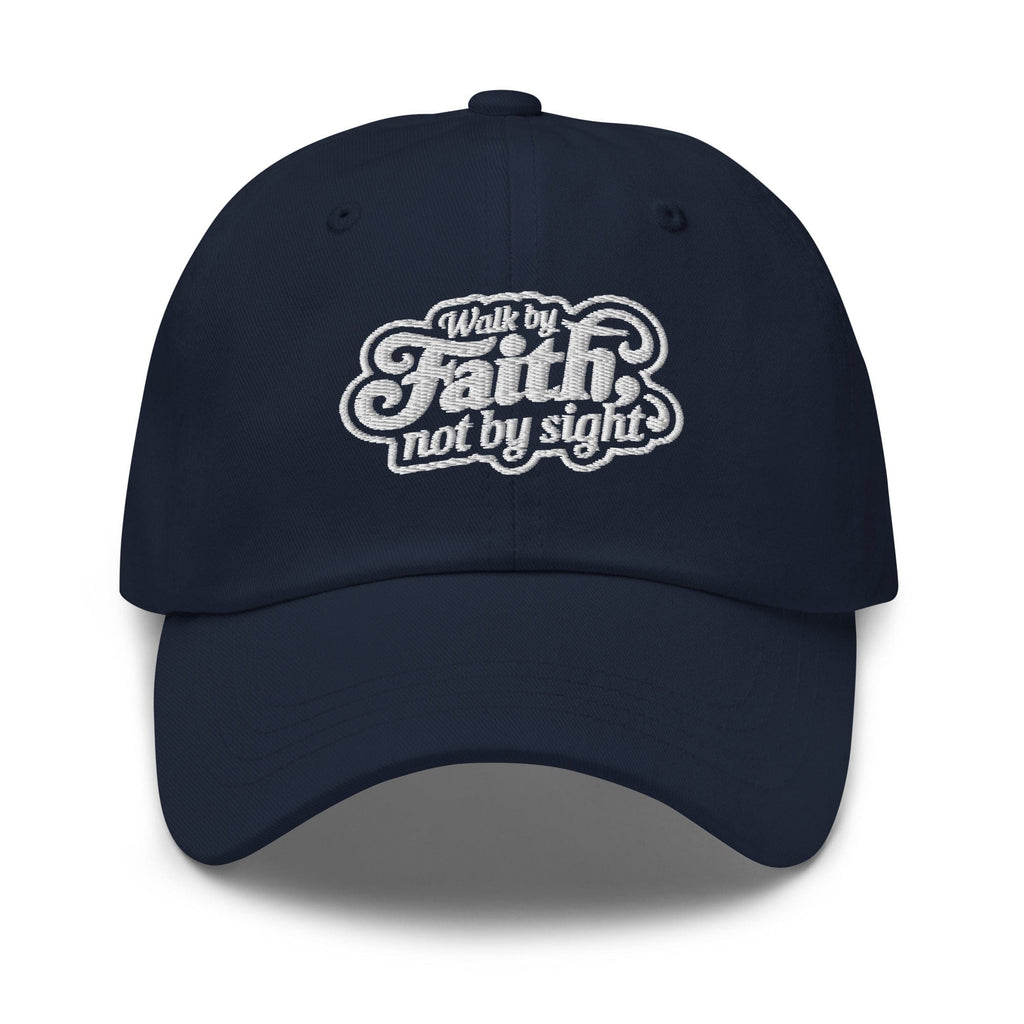 Embroidered Baseball Cap - Adjustable - Walk by Faith