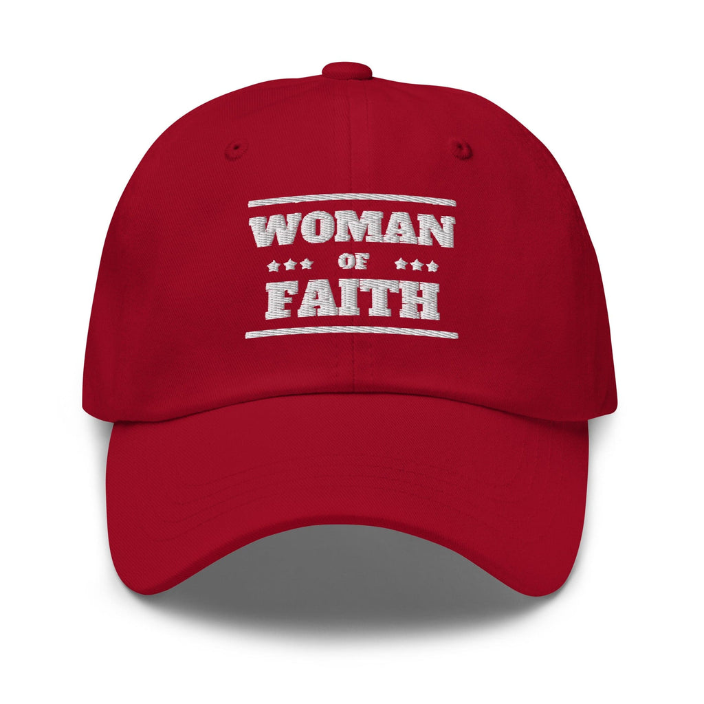 Embroidered Baseball Cap - Adjustable - Woman of Faith