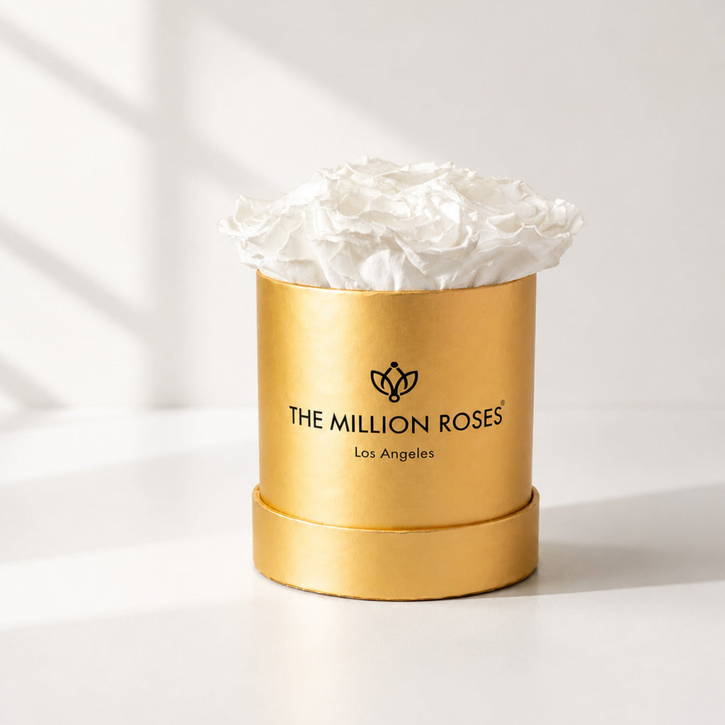 Essence Gold Box | White Roses