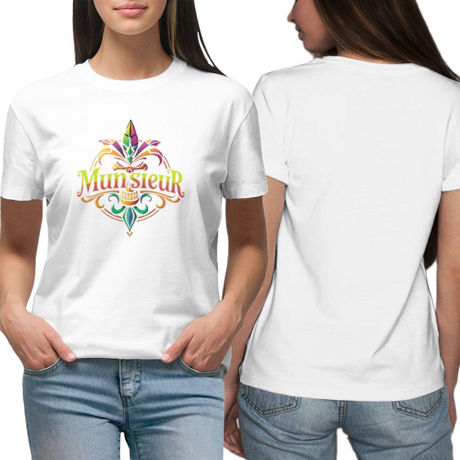 Munsieur Women's Stay Fashionable and Comfortable with Munsieur Premium Women's T-Shirts