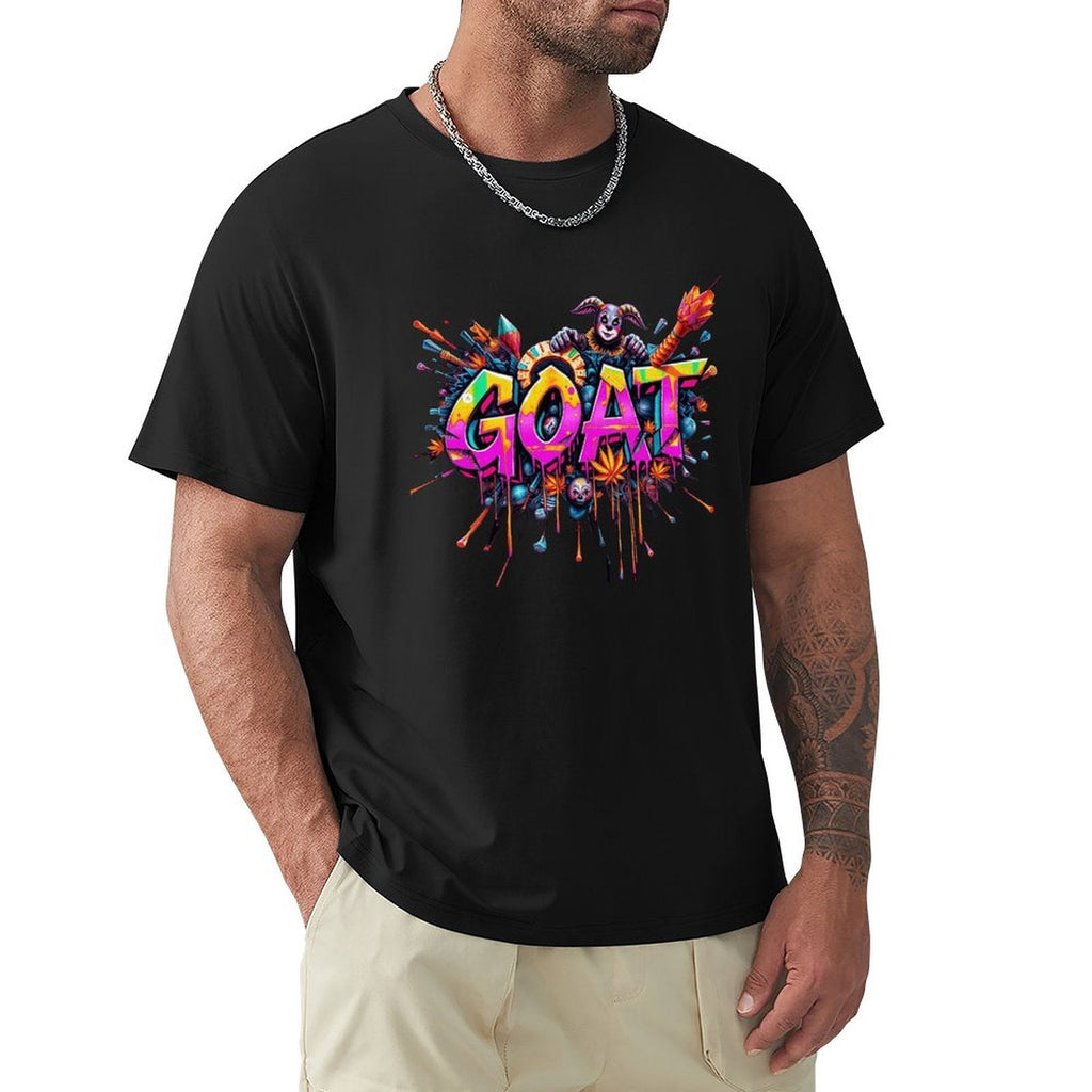MUNSIEUR Mardi Gras Tee for Men – "GOAT" Elite Legacy Streetwear