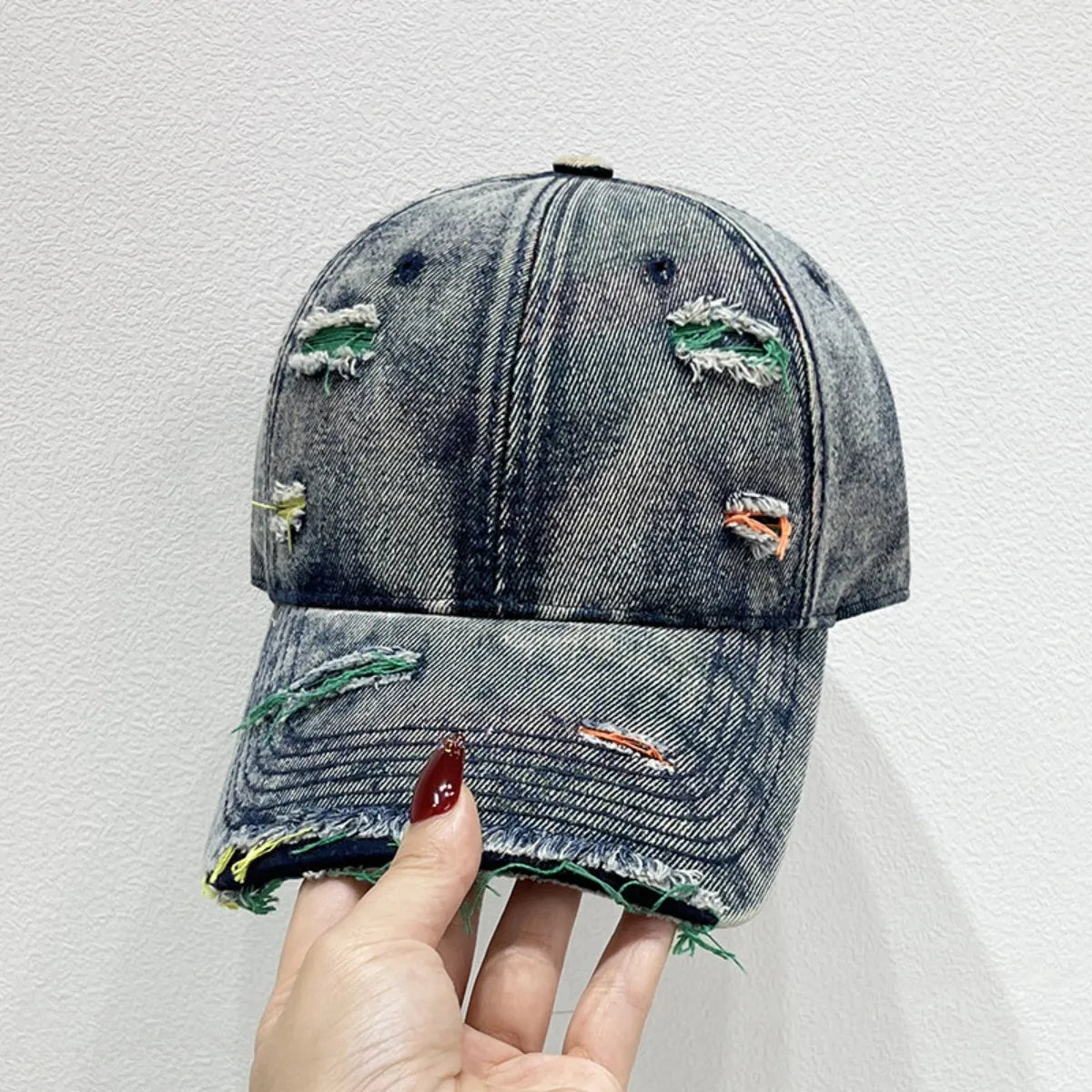 Distressed Adjustable Baseball Hat Accessories