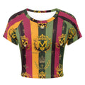 MUNSIEUR Tight cropped navel-baring T-shirt