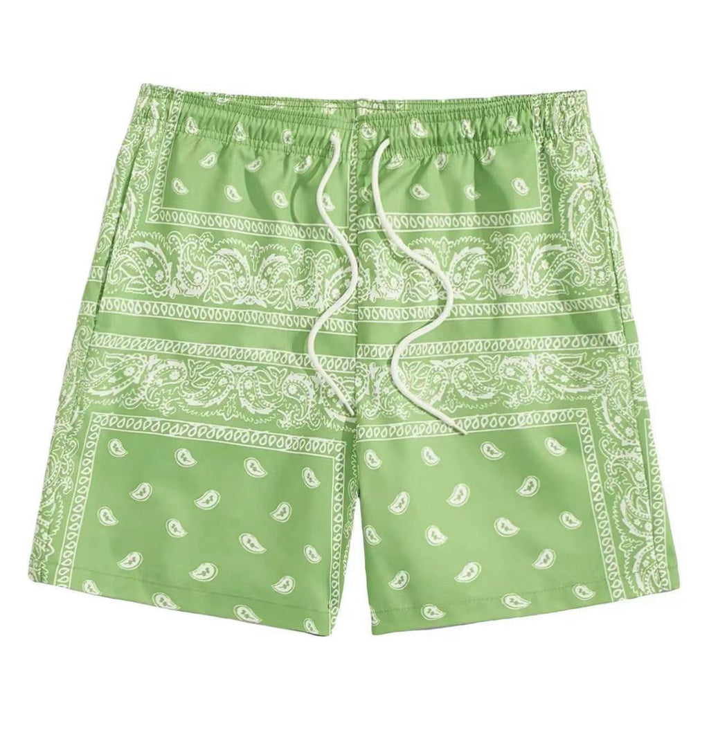 Graffiti 3D Casual Loose Assorted Men's Beach Shorts