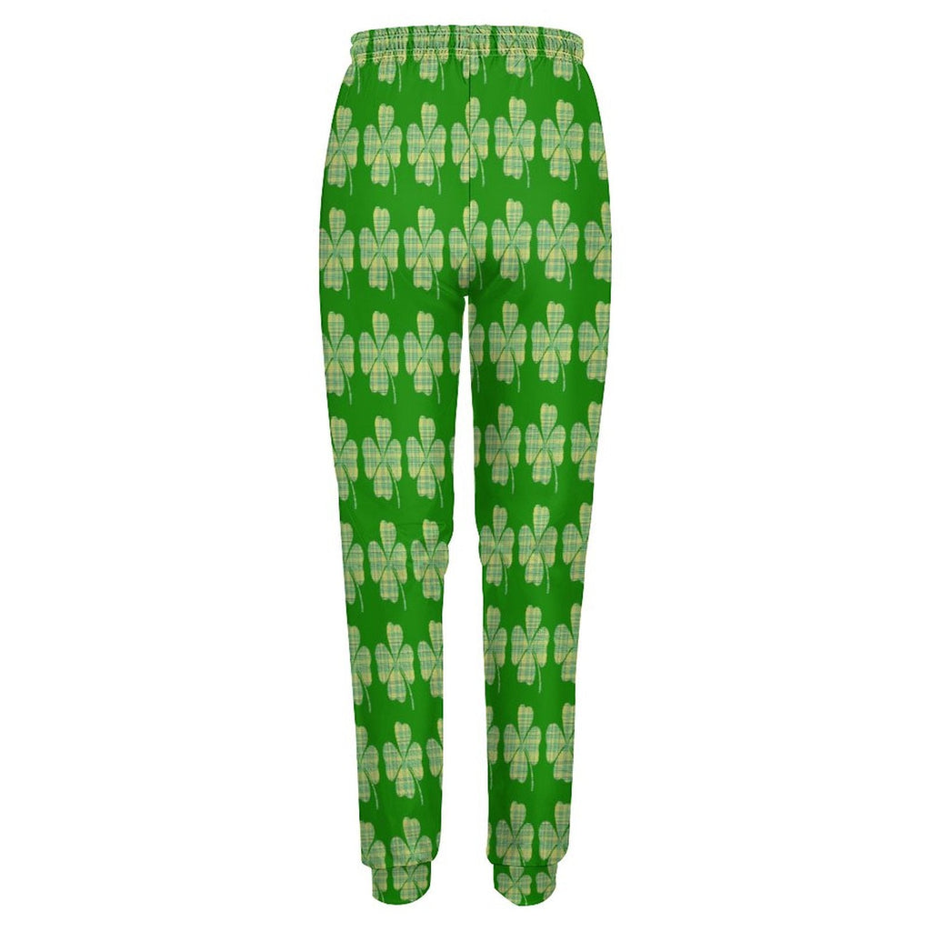 Munsieur St. Patrick's Day Collection Women's Shamrock Leggings overnights