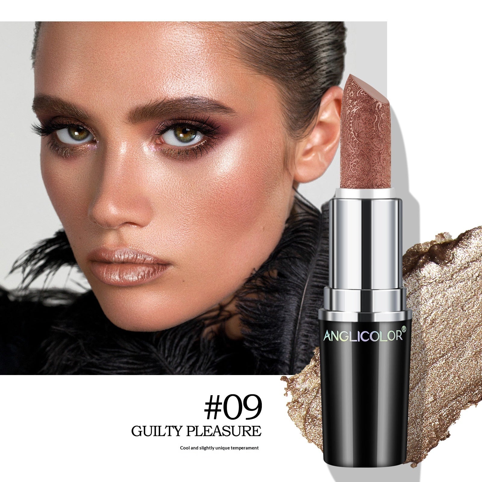 Non-fading Non-stick Lipstick With A Long-lasting Pearly Finish