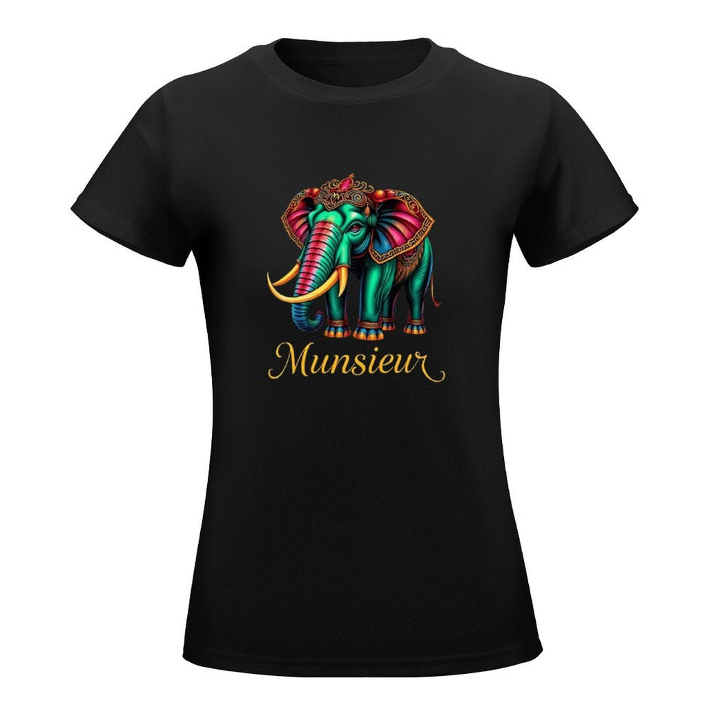 Munsieur T-Shirts for Women "Belaphant" Streetwear Design