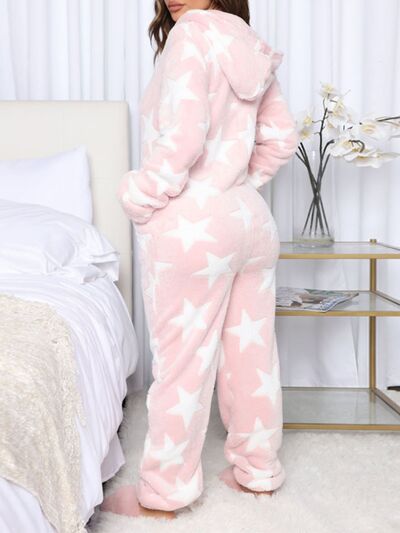 MUNSIEUR Printed Lounge Set - Luxury Zip-Up Loungewear for Women