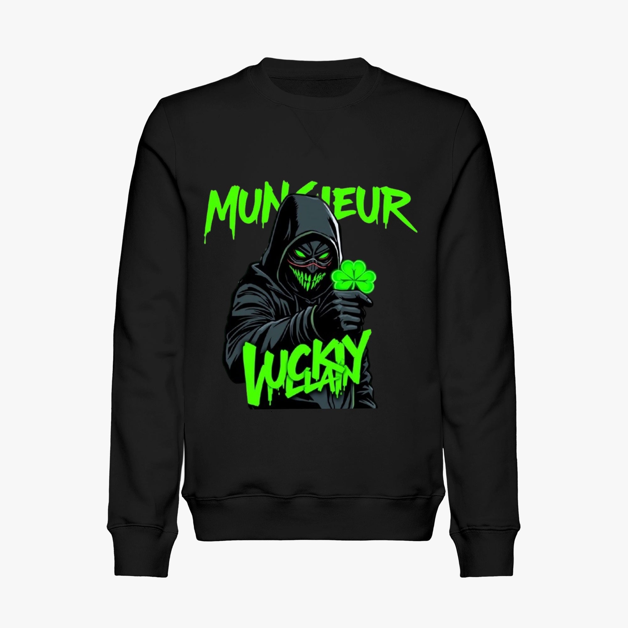 St. Patrick's Day Collection Munsieur Unisex Clover Gang 🍀 Crewneck Hoodie Sweater
