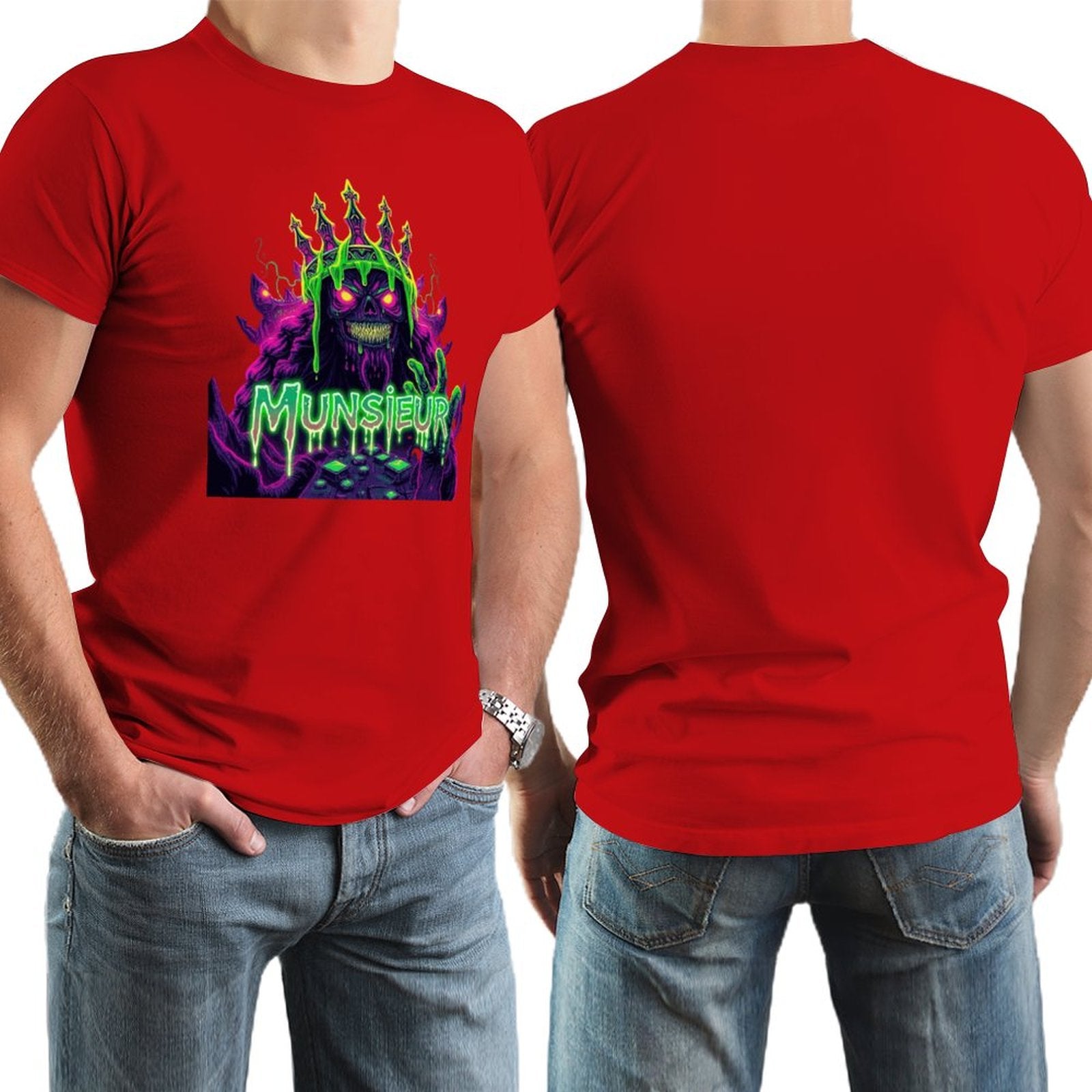 Munsieur Men's Emerald Isle Halloween Streetwear Tee