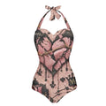 MUNSIEUR Strappy One Piece Bikini Valentine's Day Collection