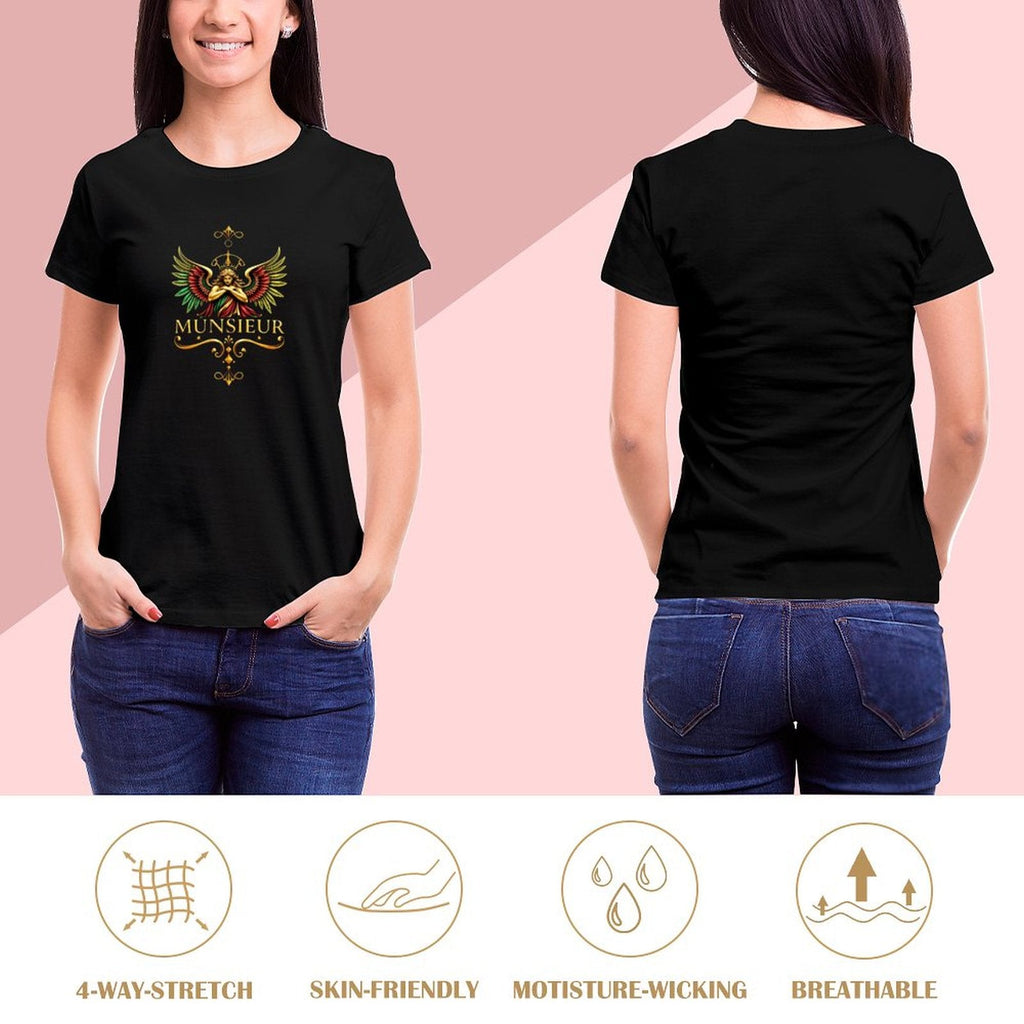 Munsieur Women's Timeless Style with Munsieur Premium Women's T-Shirts