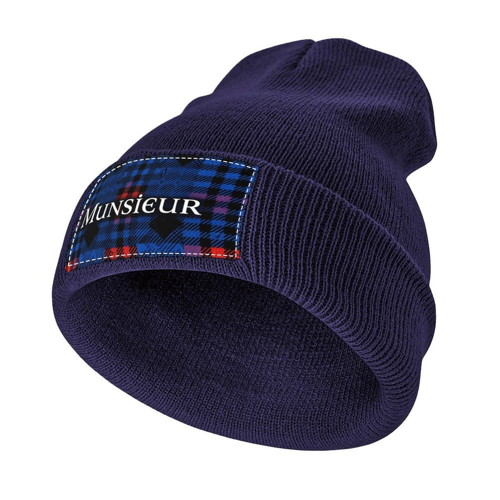 Munsieur Beanie Custom Knit Hat for Cold Weather