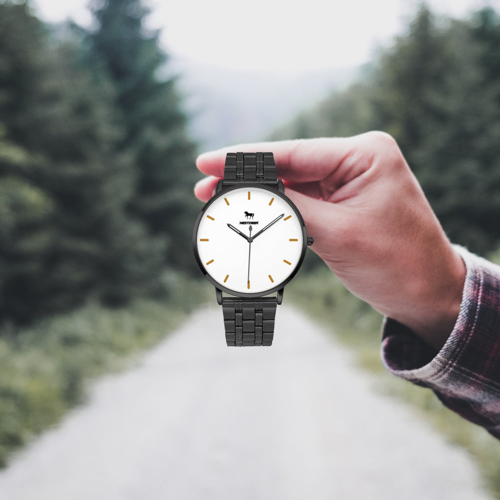 273. Instafamous Steel Strap Quartz watch