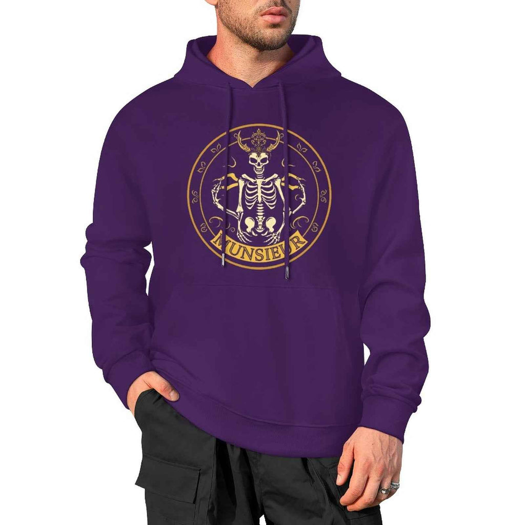Shadow Reaper Hoodie - Luxe Skull Embroidery Gothic Streetwear