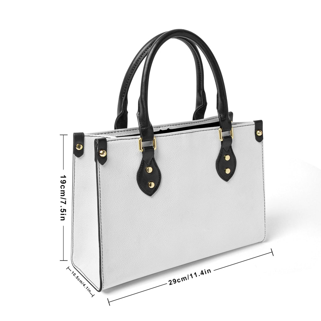 Munsieur Zip Pocket Fashion Handbag with Crown Print