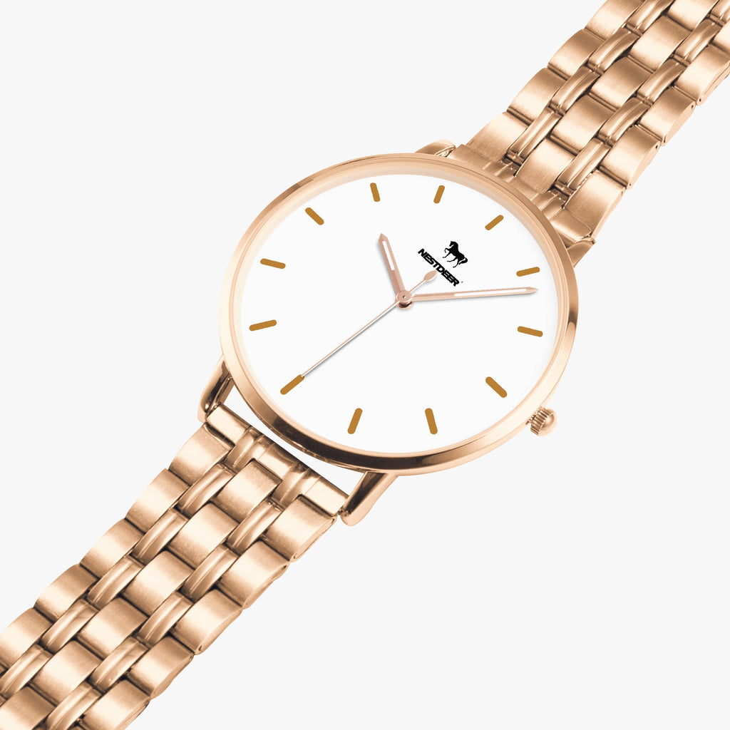 273. Instafamous Steel Strap Quartz watch