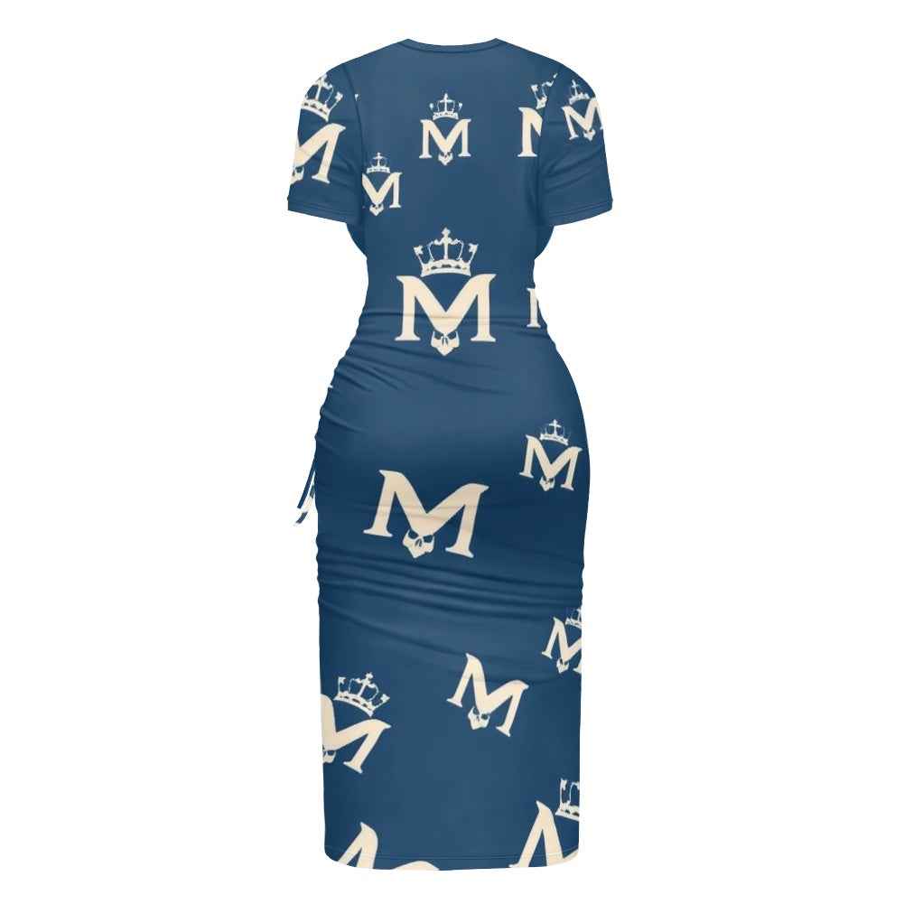 MUNSIEUR Women's Slit Sheath Dress
