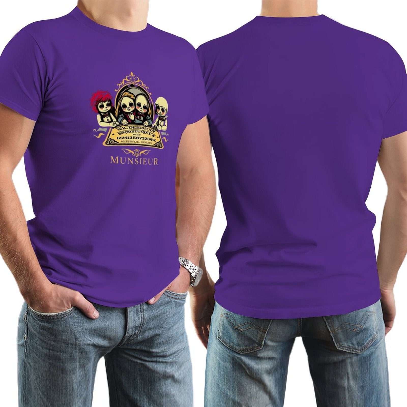 Men's Munsieur Halloween Tee "Ouija" Designer Streetwear for Men