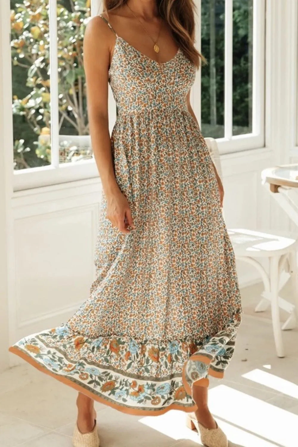 Printed Maxi Dress