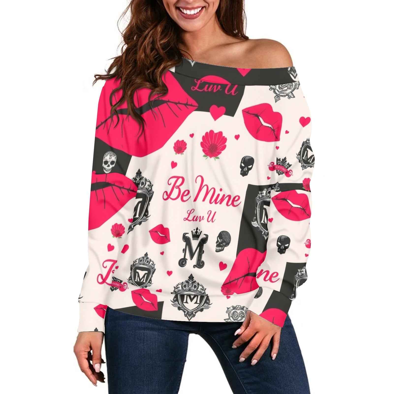MUNSIEUR Women's Sweater Valentine's Day Collection