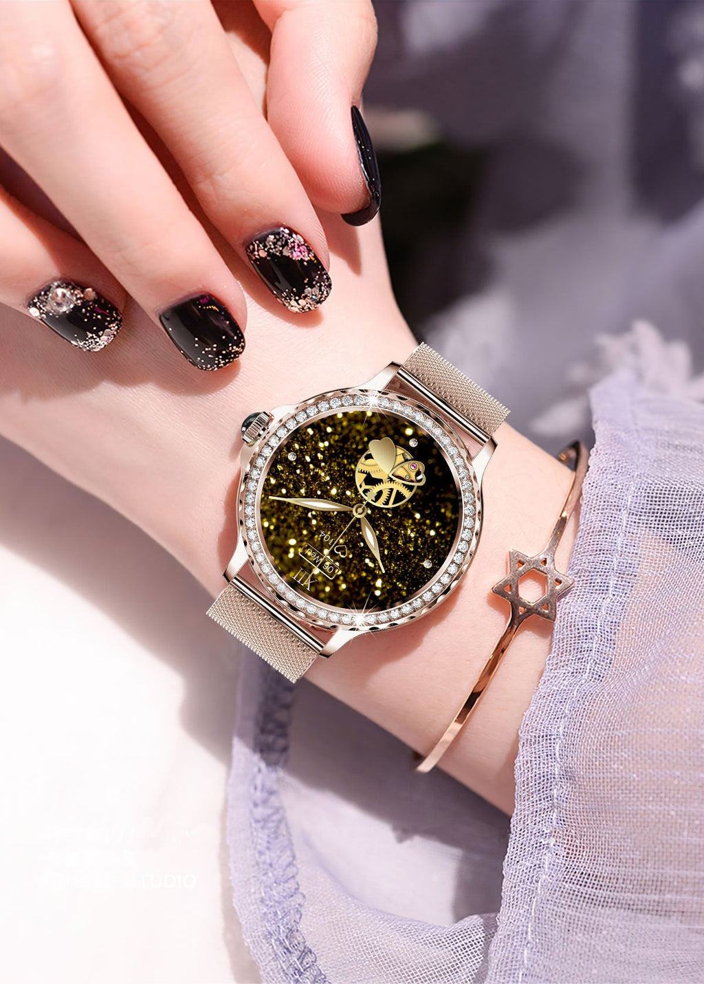 Bluetooth Watch Women's Bling Design