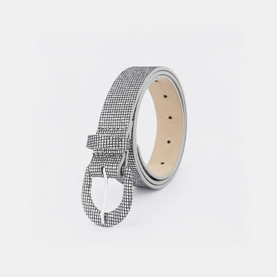 Sequin PU Leather Belt