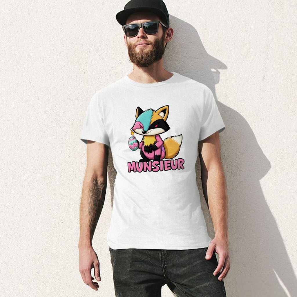 Munsieur Men's Tee Easter Collection "Sly Fox" Designer Tee
