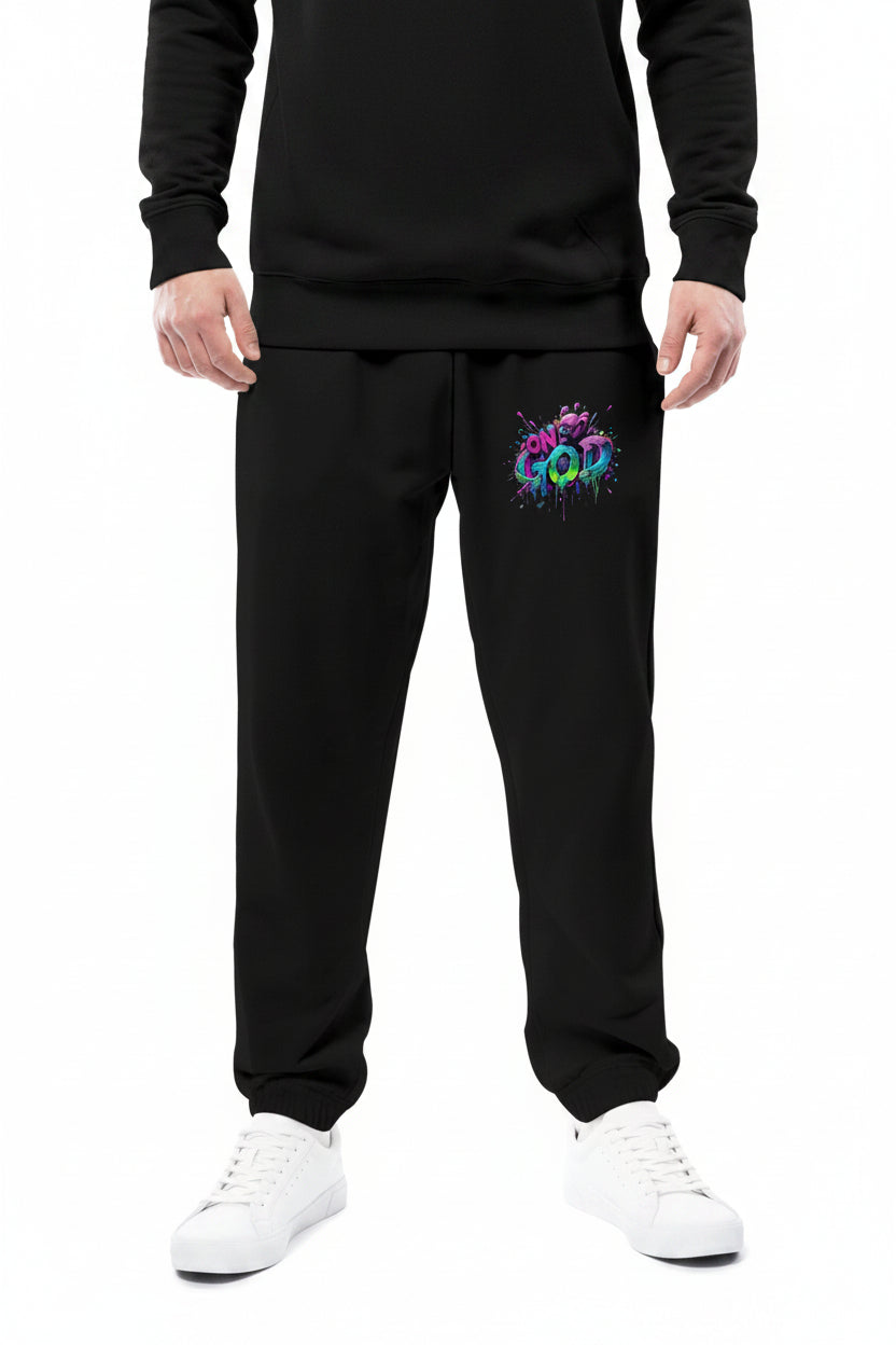 Joggers for Men Crown Co.👑 "On God" Streetwear