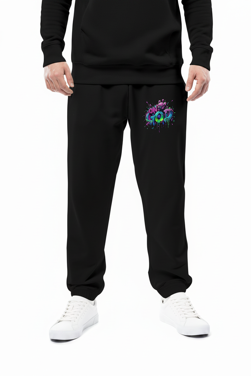 Joggers for Men Crown Co.👑 "On God" Streetwear