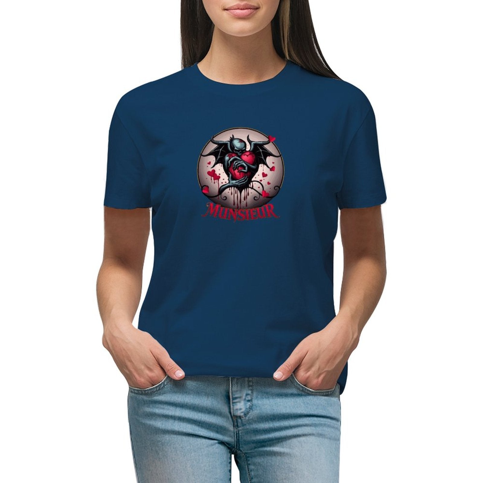 Munsieur T-Shirt for Women: Classic with a Modern Edge for Her