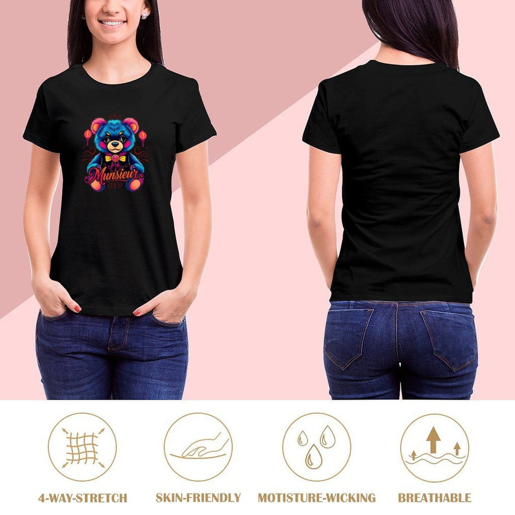 Munsieur Brand T-shirt Chinese Bear Streetwear Design