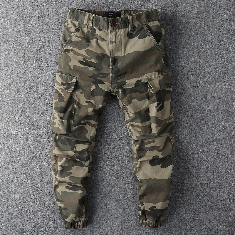 Men's Loose Sports Hard-wearing Camouflage Cargo Pants